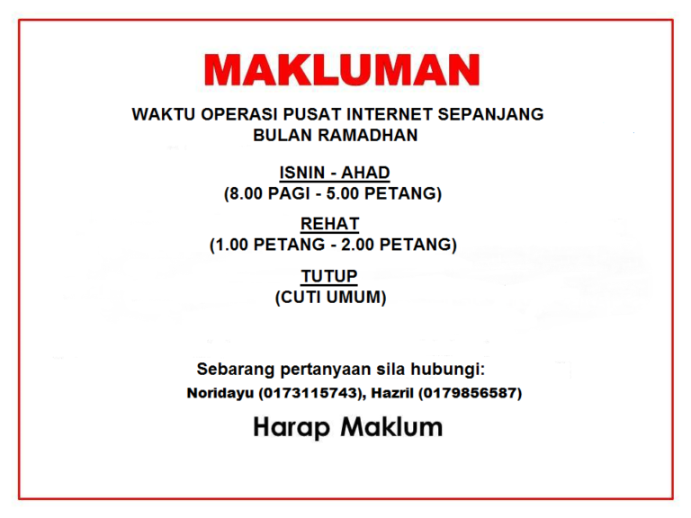WAKTU OPERASI